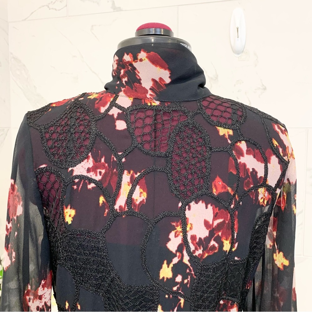 NWT Reiss Rakel Floral Mini Dress 2NWT - Picture 4 of 16